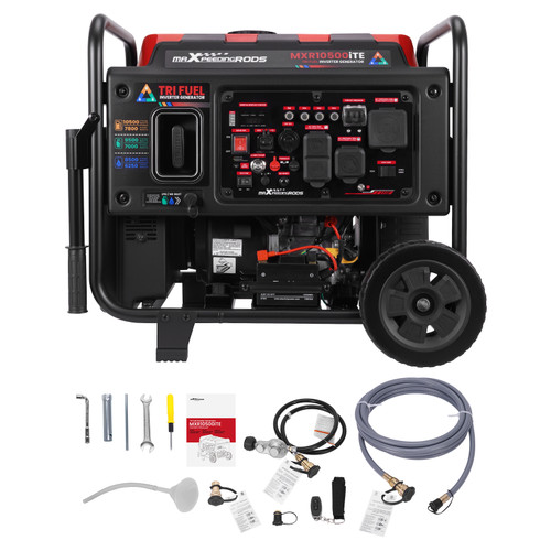 MXR10500iTE  50 Amp 240/120V 10500 Watts Tri-Fuel Inverter Generator