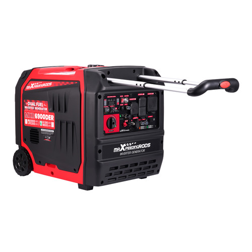 MXR6900DER 6900W Dual Fuel Quiet Gas/LPG Inverter Generator 120V/240V for Home Backup