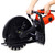 Electric 14" Cut-Off Saw — 120V, 15A, 4,300 RPM, Wet/Dry, 5" Max Cut Depth, Guide Roller (Blade Included) Durvy Supply