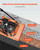 Plate Compactor 7.0 HP Engine 432 sq. in Plate 5400 RPM Ground Compactor Rammer Vevor
