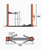 10,000-lb Two Post Floor Plate Auto Lift, Symmetric Arms, 77" Lift Height, Dual-Point Lock Release, TMG-TPL45 TMG Industrial