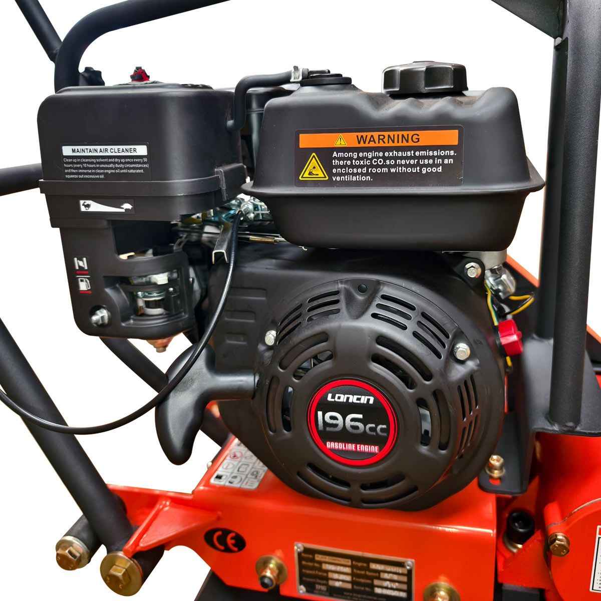 2380 Lbs Heavy-Duty Plate Compactor, 6.5 HP G200F Engine, 8" Compaction Depth, TMG-PC60 TMG Industrial