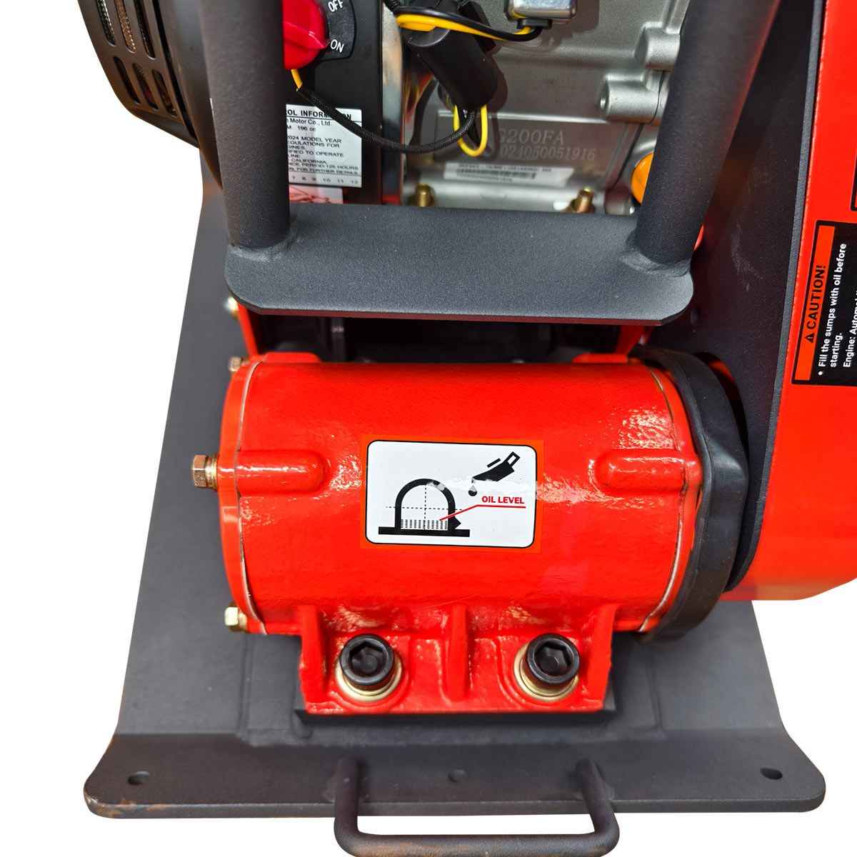 2380 Lbs Heavy-Duty Plate Compactor, 6.5 HP G200F Engine, 8" Compaction Depth, TMG-PC60 TMG Industrial