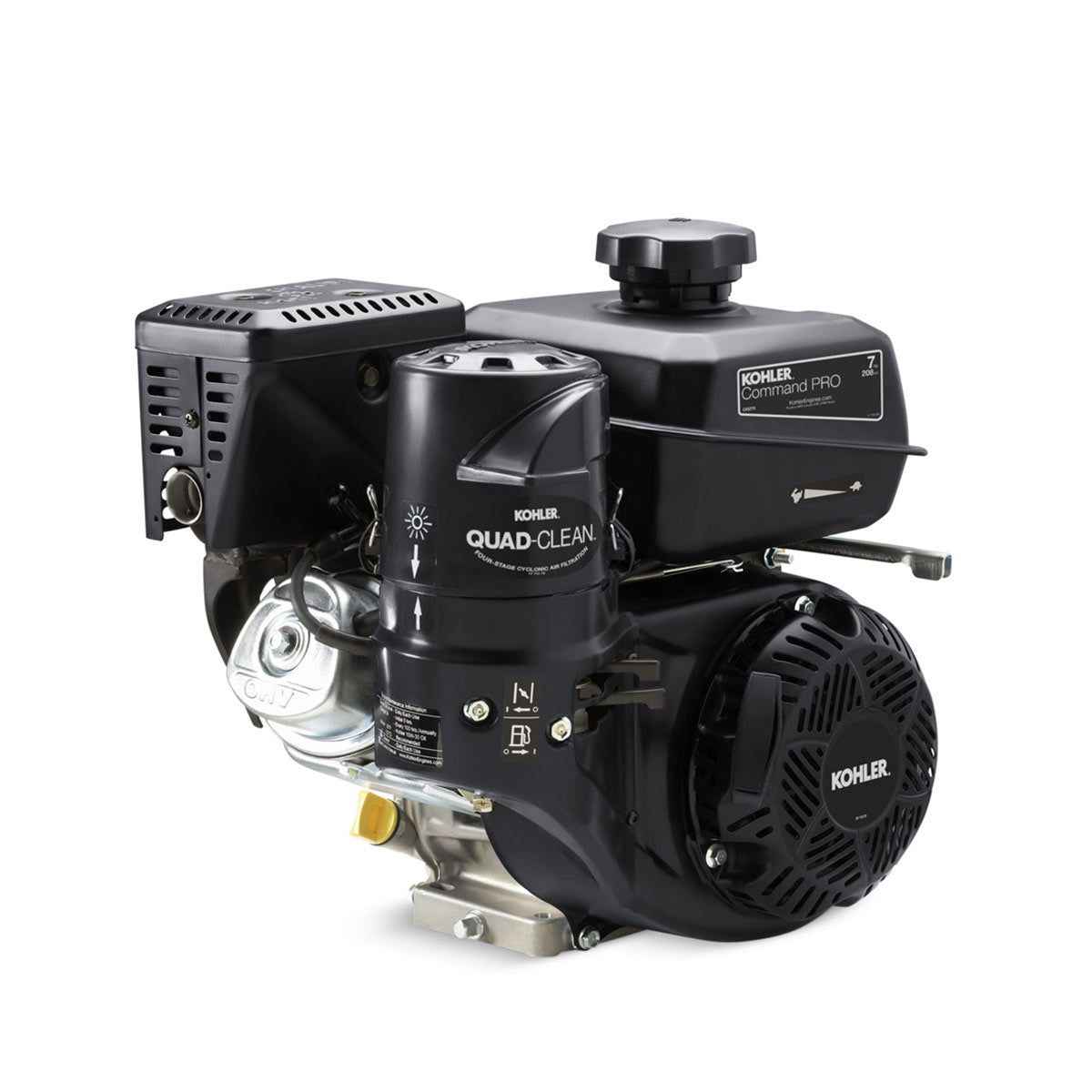 7HP Gasoline Engine CH270 Command Pro Series, Quad-Clean™ Cyclonic Air Filter, Large-Capacity Fuel Tank, TMG-GEK07 Kohler