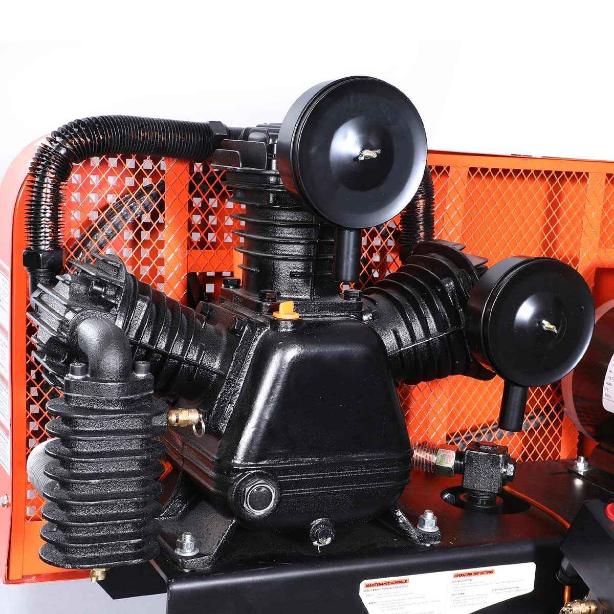 80 Gal 7.5 HP Stationary Electric Air Compressor, 230V 1Ø, 175 PSI, Vertical Tank TMG Industrial