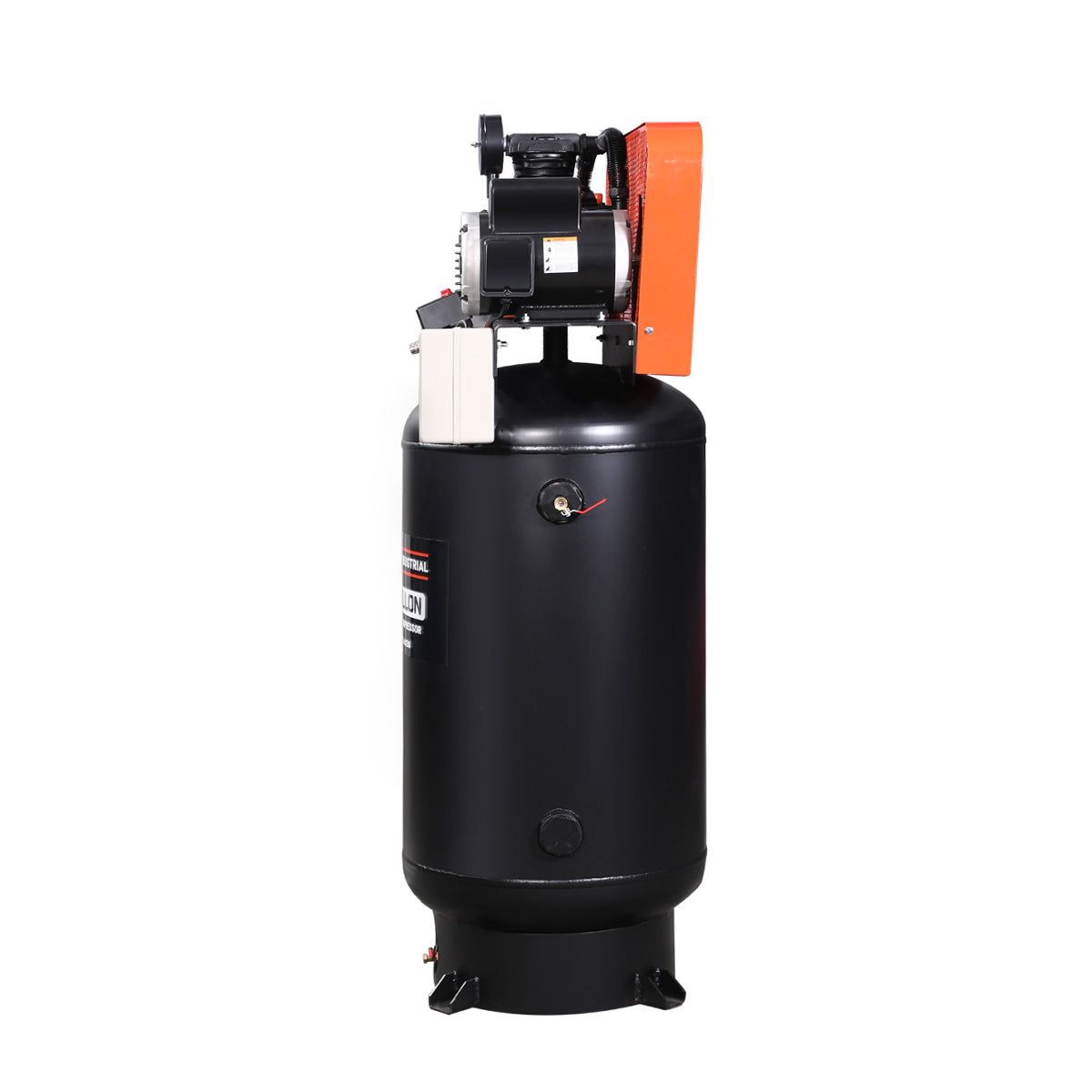 80 Gal 7.5 HP Stationary Electric Air Compressor, 230V 1Ø, 175 PSI, Vertical Tank TMG Industrial
