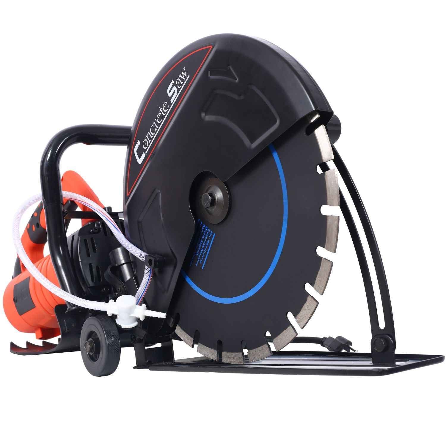 Electric 14" Cut-Off Saw — 120V, 15A, 4,300 RPM, Wet/Dry, 5" Max Cut Depth, Guide Roller (Blade Included) Durvy Supply