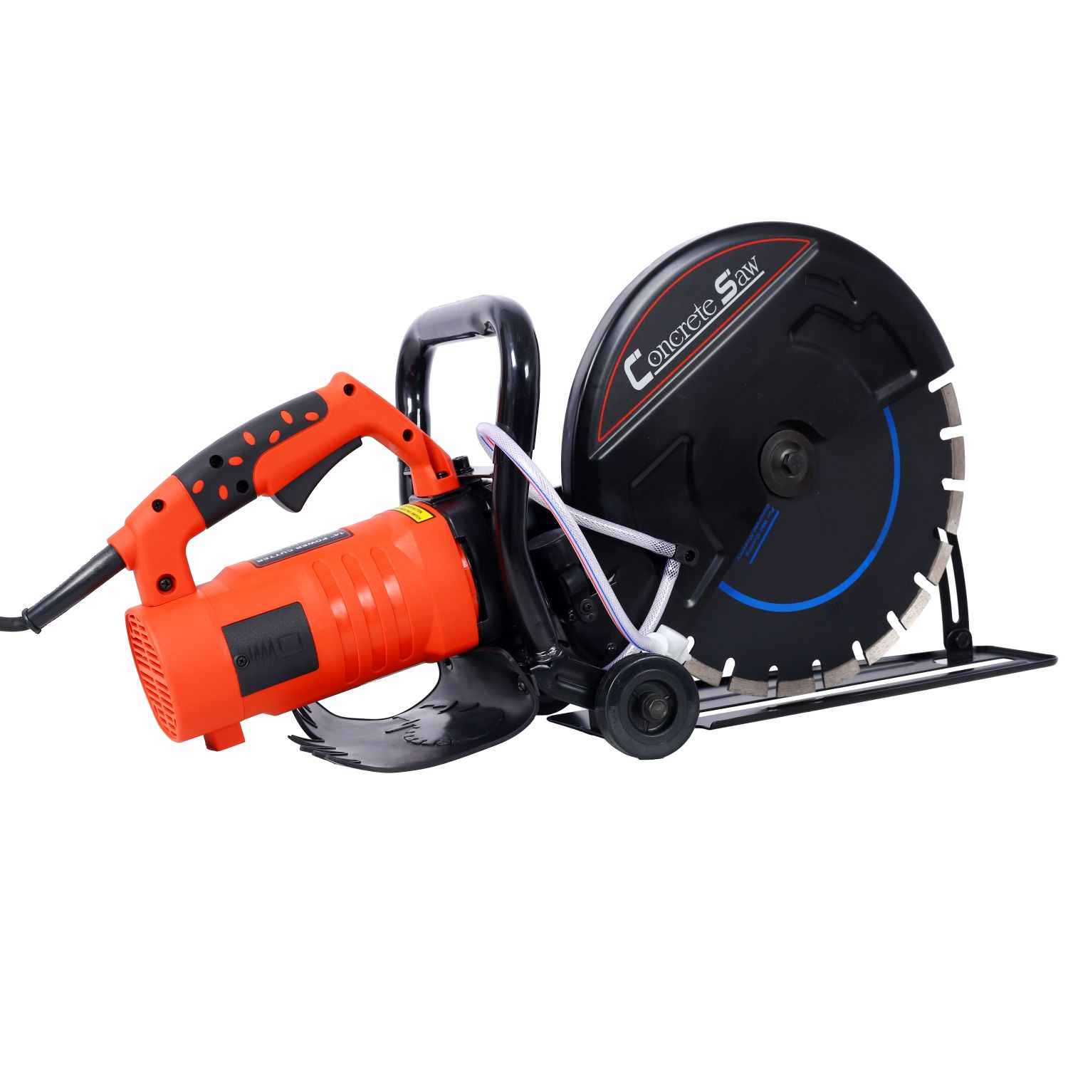 Electric 14" Cut-Off Saw — 120V, 15A, 4,300 RPM, Wet/Dry, 5" Max Cut Depth, Guide Roller (Blade Included) Durvy Supply