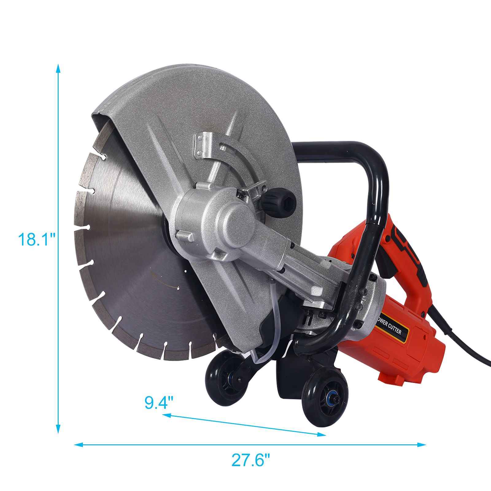 14" Electric Wet/Dry Concrete Cut Off Saw 3000W Durvy Supply