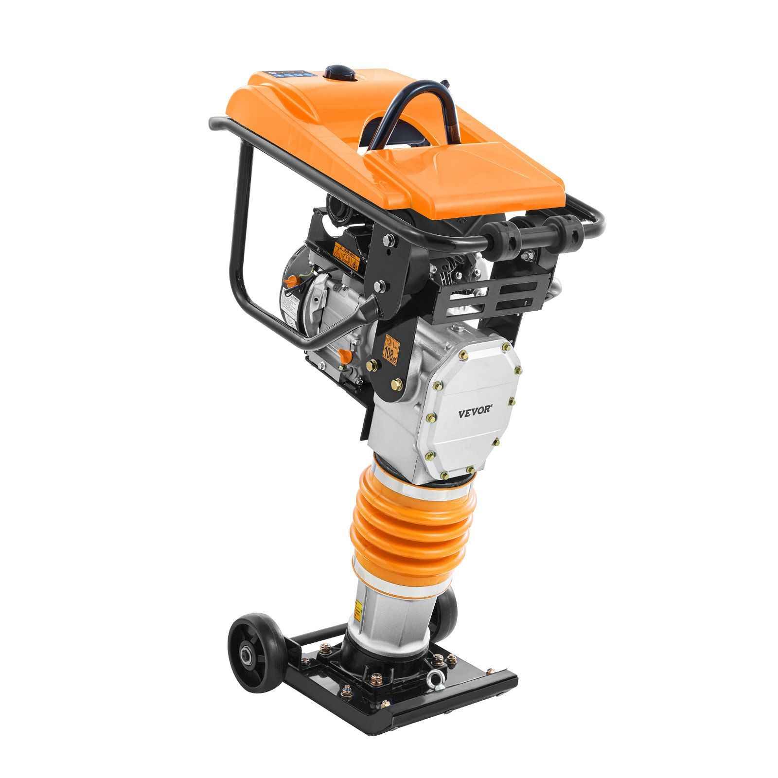 6.5 HP Jumping Jack Compactor Rammer 196cc Vevor