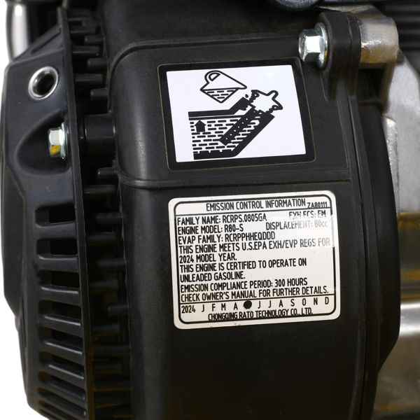 2.5HP Gas Plate Compactor 79.7cc 8200N Force Durvy Supply
