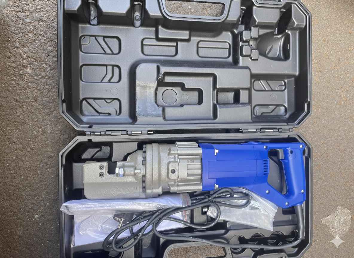 Portable Electric Hydraulic Rebar Cutter RC16 (#5) & RC20 (#6) | 3-Year Warranty Durvy Supply