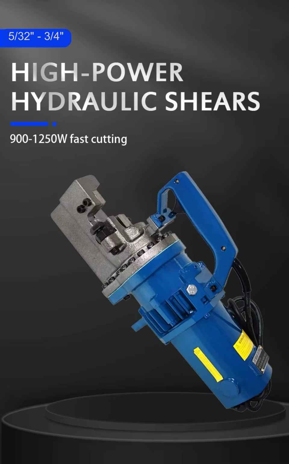 Portable Electric Hydraulic Rebar Cutter RC16 (#5) & RC20 (#6) | 3-Year Warranty Durvy Supply