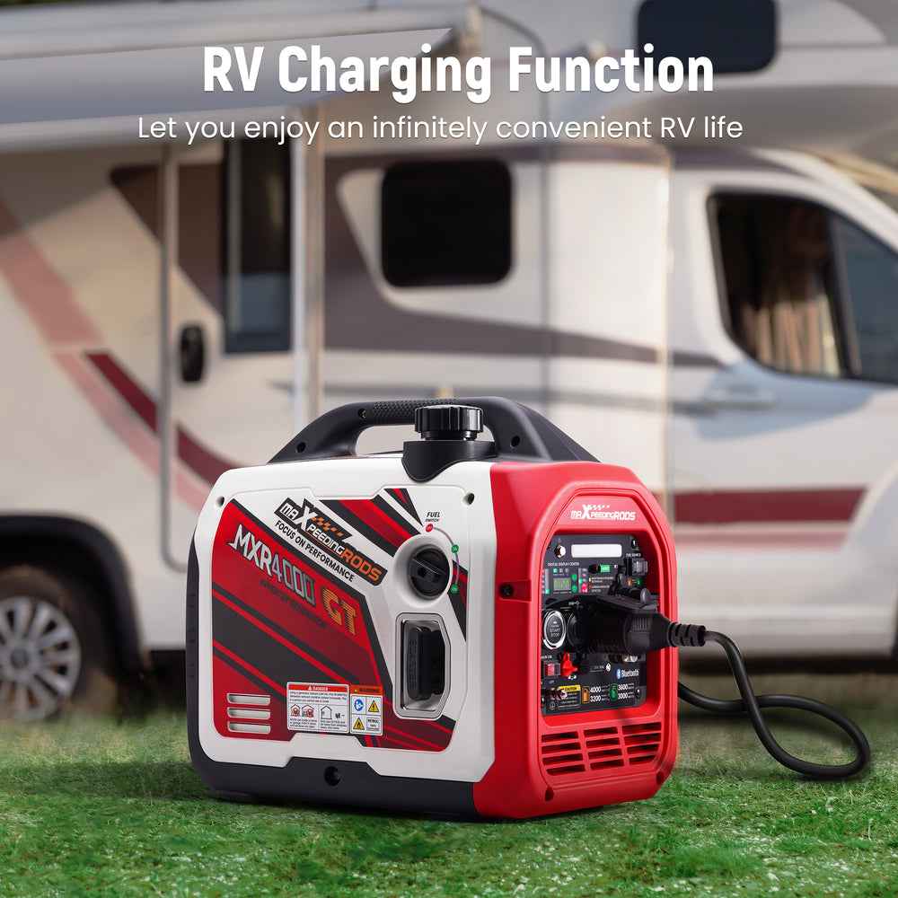 MXR4000GT 4000W Dual-Fuel Smart Inverter Generator for RVs – Electric & Bluetooth Start MXR (MaXpeedingRods)