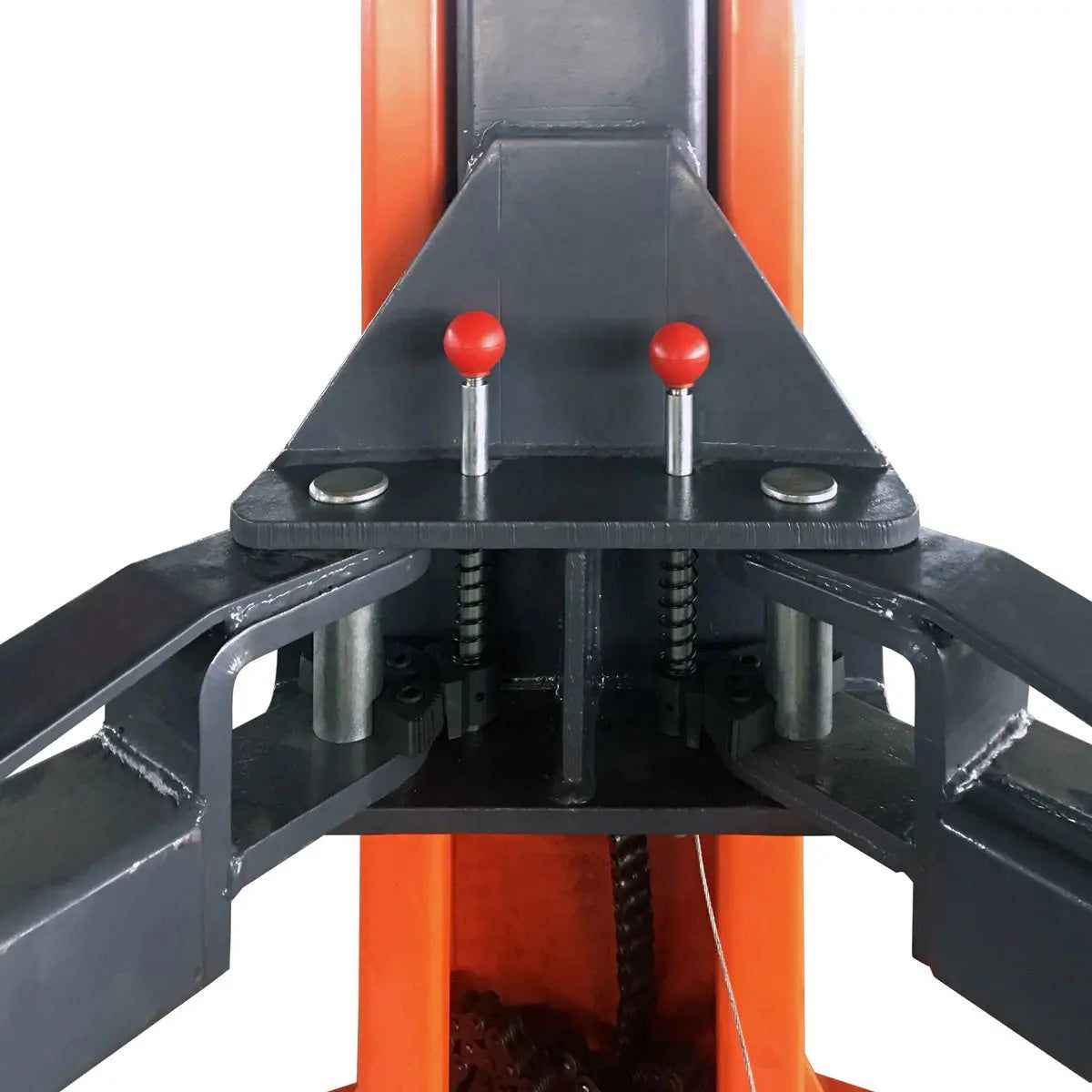 10,000-lb Two Post Floor Plate Auto Lift, Symmetric Arms, 77" Lift Height, Dual-Point Lock Release, TMG-TPL45 TMG Industrial