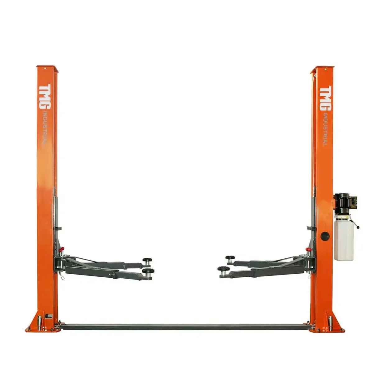 10,000-lb Two Post Floor Plate Auto Lift, Symmetric Arms, 77" Lift Height, Dual-Point Lock Release, TMG-TPL45 TMG Industrial
