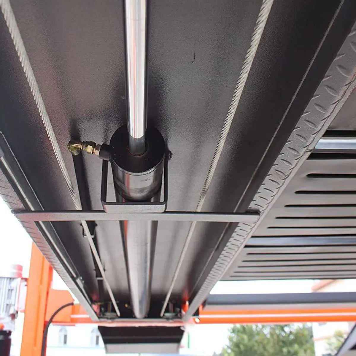 4-Post Auto Lift, 9,000 lb Lift Capacity, 77" Rise, Removable Ramp, CETL Certified Power Unit, TMG-ALF90 TMG Industrial