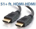 51+ft HDMI-HDMI Cables