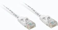 14ft CAT5 Snagless Patch Cable - color: White