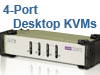 4-Port Desktop KVMs
