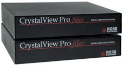 Rose CrystalView Pro Fiber Digital KVM Extender/ Singlemode