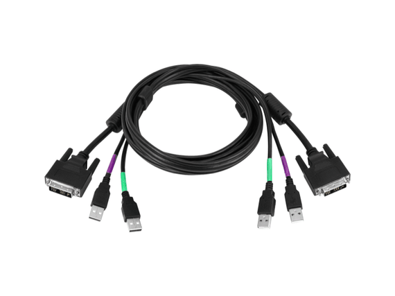 6ft DVI-D + USB Console Cable