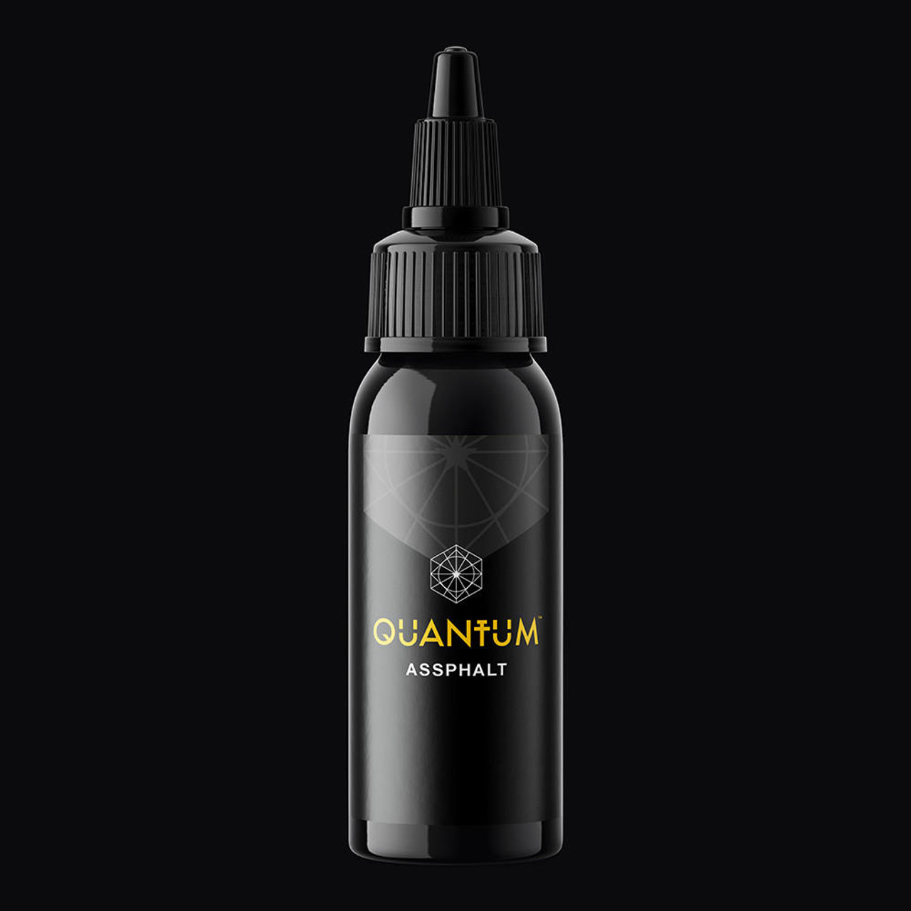 Ganga Black Tattoo Ink - 8 oz. Bottle