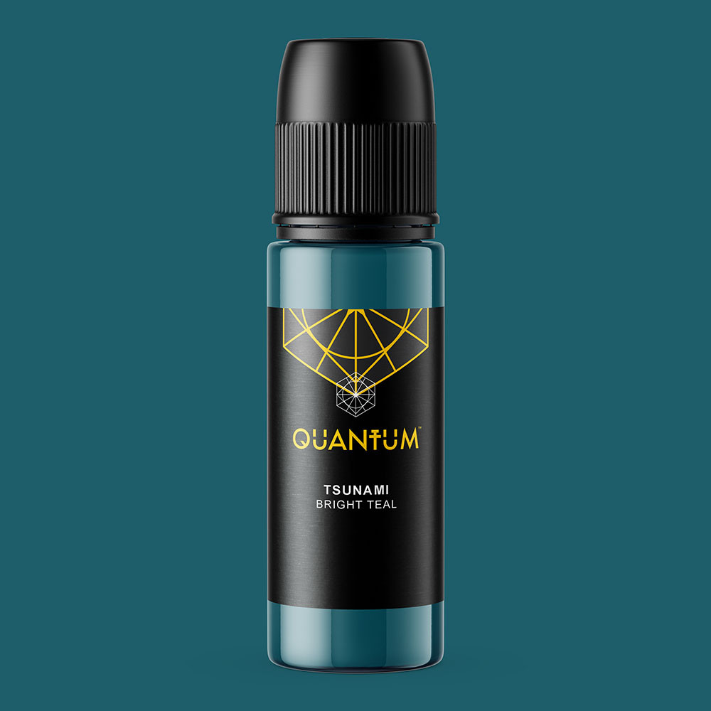 Tsunami Tattoo Ink | Bright Teal Tattoo Ink | Quantum Tattoo Ink