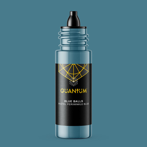 Quantum Original Black & Yellow Tattoo Ink - Blue Balls 1oz.