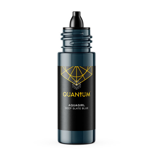 Quantum Original Black & Yellow Tattoo Ink -  Agua Girl 1oz.