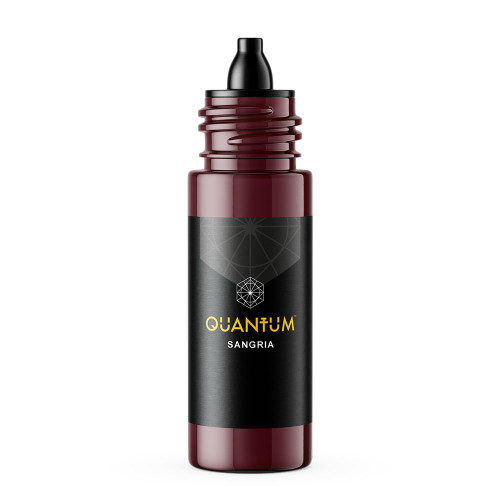 Quantum Original Black & Yellow Tattoo Ink - Sangria 1oz.