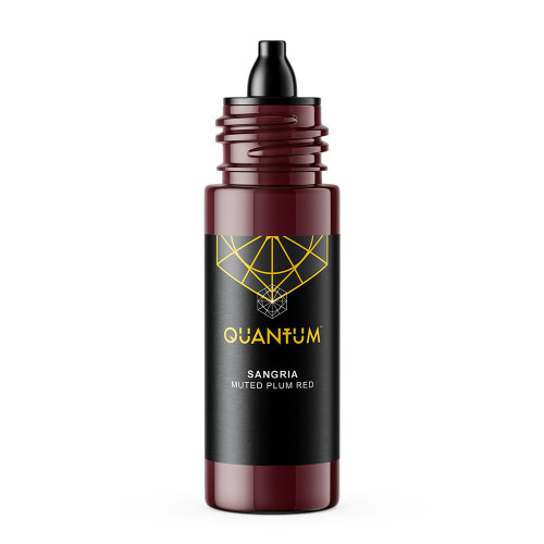Quantum Original Black & Yellow Tattoo Ink - Sangria 1oz.