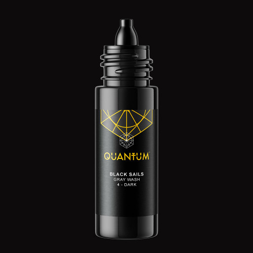 Quantum Original Black & Yellow Tattoo Ink -  Black Sails 4 Dark 1oz. & 4oz.