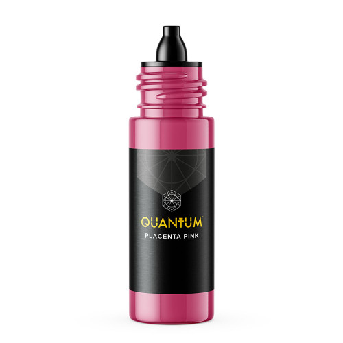 Quantum Original Black & Yellow Tattoo Ink - Placenta Pink 1oz. Quantum Original Black & Yellow Tattoo Ink - Placenta Pink 1oz.