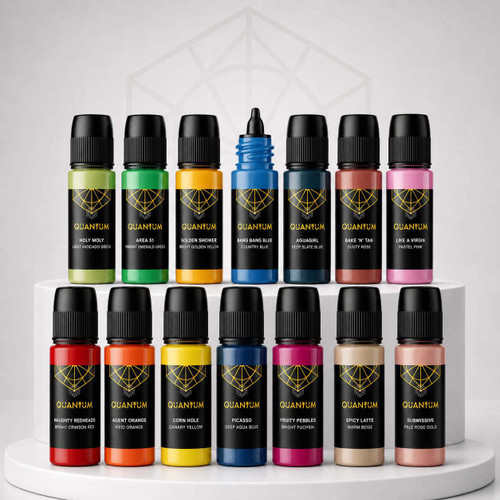 Quantum Original Black & Yellow Tattoo Ink - Anime Set