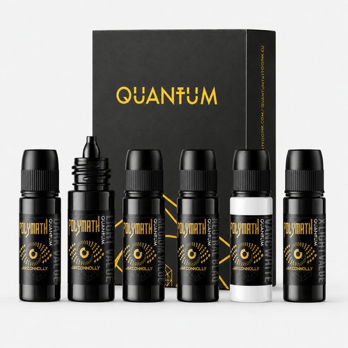 Quantum Original Black & Yellow Tattoo  Ink - Jak Connolly's Polymath Set