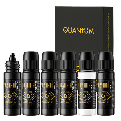 Quantum Original Black & Yellow Tattoo  Ink - Jak Connolly's Polymath Set
