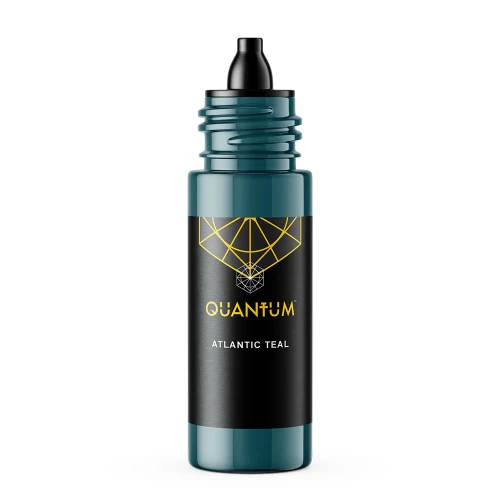 Quantum Original Black & Yellow Tattoo Ink -  Atlantic Teal 1oz.