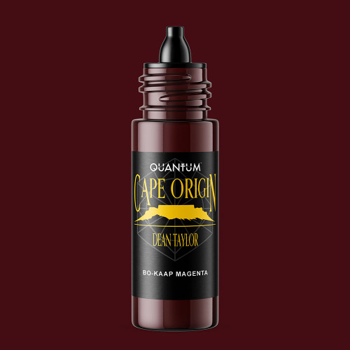 Quantum Original Black & Yellow Tattoo Ink - Bo-Kaap Magenta 1oz.