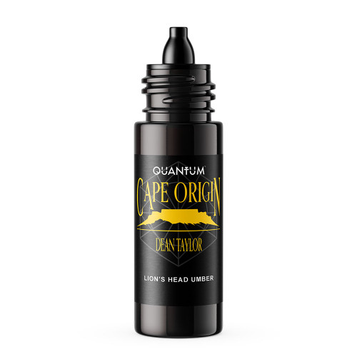 Quantum Original Black & Yellow Tattoo Ink - Lion’s Head Umber 1oz.