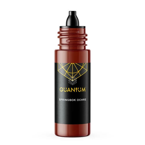 Quantum Original Black & Yellow Tattoo Ink - Springbok Ochre 1oz.
