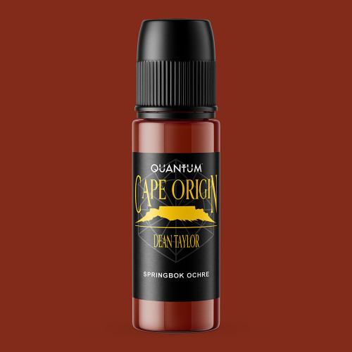 Quantum Original Black & Yellow Tattoo Ink - Springbok Ochre 1oz.