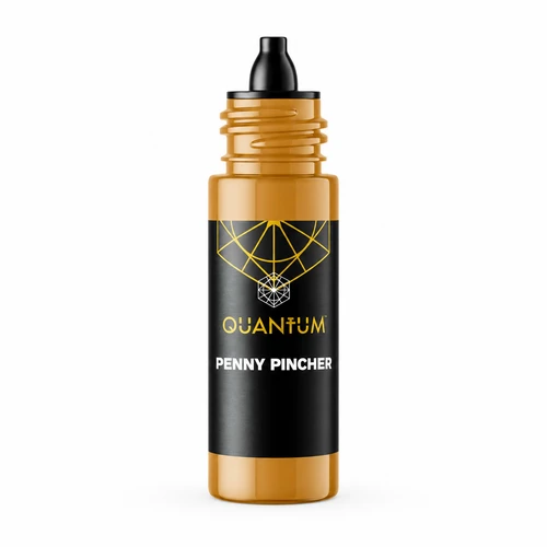 Penny Pincher | Golden Amber Yellow Tattoo Ink | Quantum Tattoo Ink