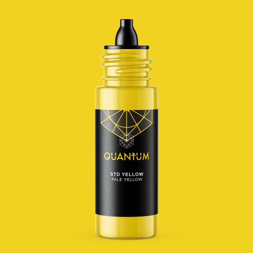Quantum Original Black & Yellow Tattoo Ink - STD Yellow 1oz.
