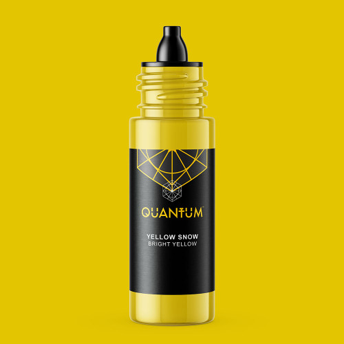 Quantum Original Black & Yellow Tattoo Ink - Yellow Snow 1oz.