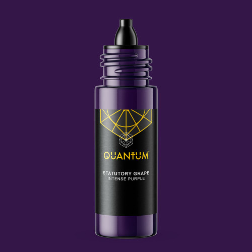 Quantum Original Black & Yellow Tattoo Ink - Statutory Grape 1oz.