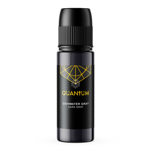 Quantum Original Black & Yellow Tattoo Ink - Dishwater Gray 1oz.