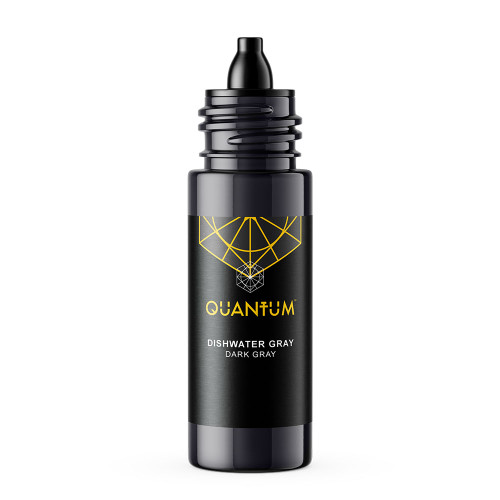Quantum Original Black & Yellow Tattoo Ink - Dishwater Gray 1oz.