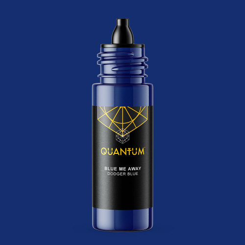 Quantum Original Black & Yellow Tattoo Ink -  Blue Me Away 1oz.