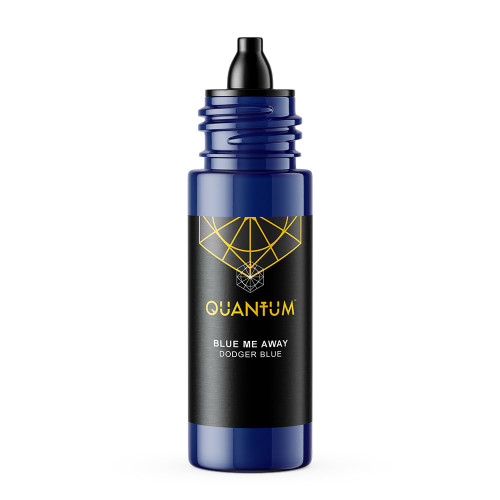 Quantum Original Black & Yellow Tattoo Ink -  Blue Me Away 1oz.